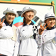 The South Korean squad all matched; Photo Credit: Paul Gilham/Getty Images